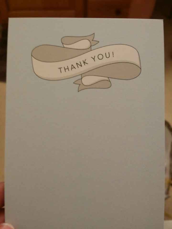 Is this a good idea for thank you cards?
