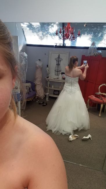 Making the wedding dress my own, dress regret 1