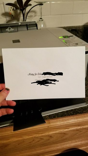 Addressing Invitations