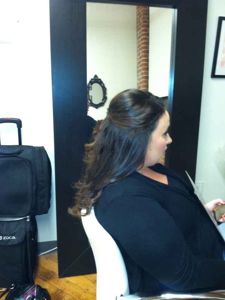 Hair and makeup trial -pics