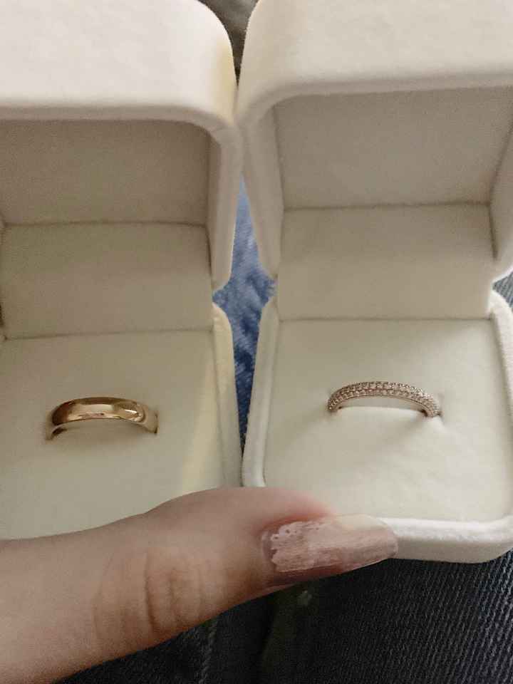 i got my wedding band! Show me your beautiful rings! - 2