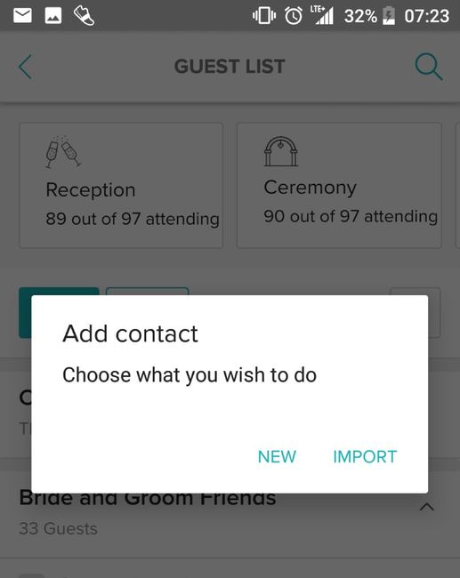Guest list - 1