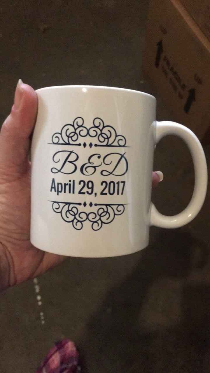 Our favors came in!!!