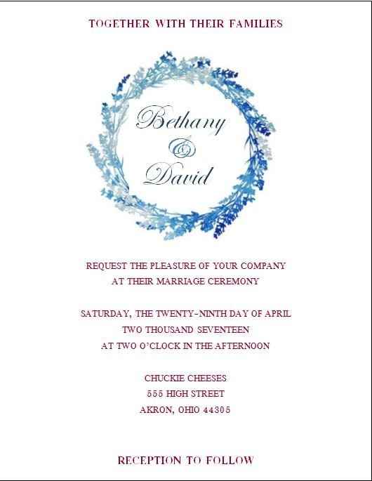 Lets try this again... INVITES!