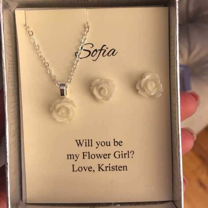 Asking your flower girl/ring bearer?