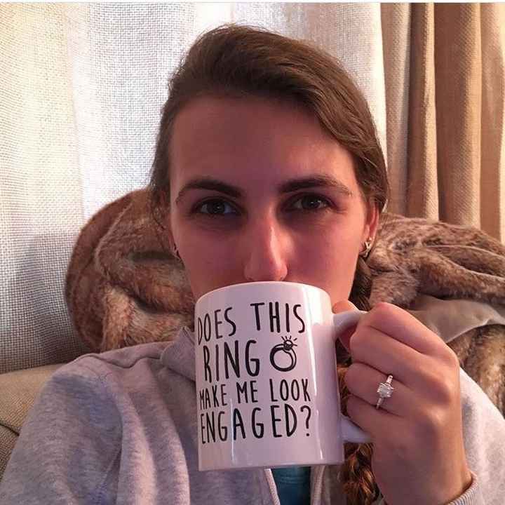 Shameless Mug/Engagement Ring Pics!