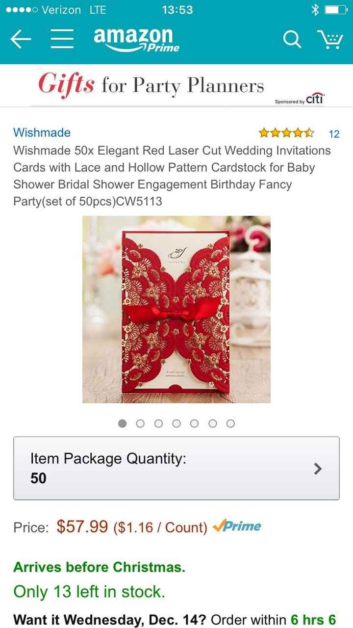 Inexpensive Invitations