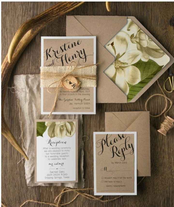 Where did you get (or getting) your wedding invitations from?!! - 1