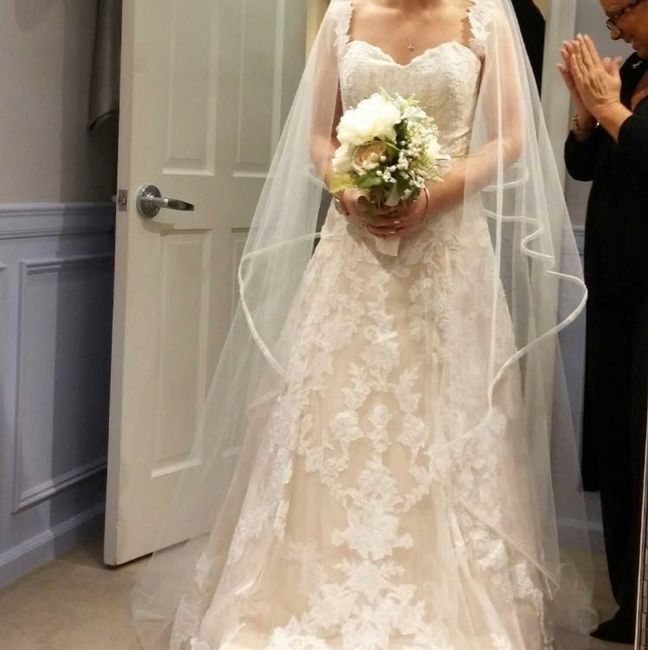 Let me see what you're wearing on your wedding day