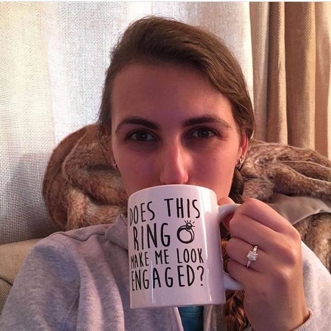 Shameless Mug/Engagement Ring Pics!