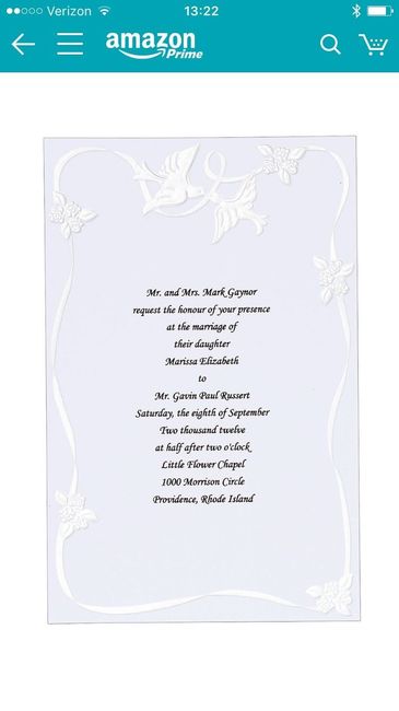Show me your invitations!