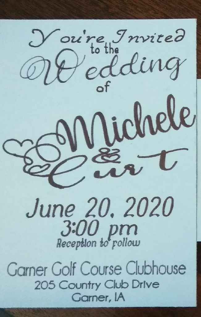 wedding invitations on a tight budget - 1