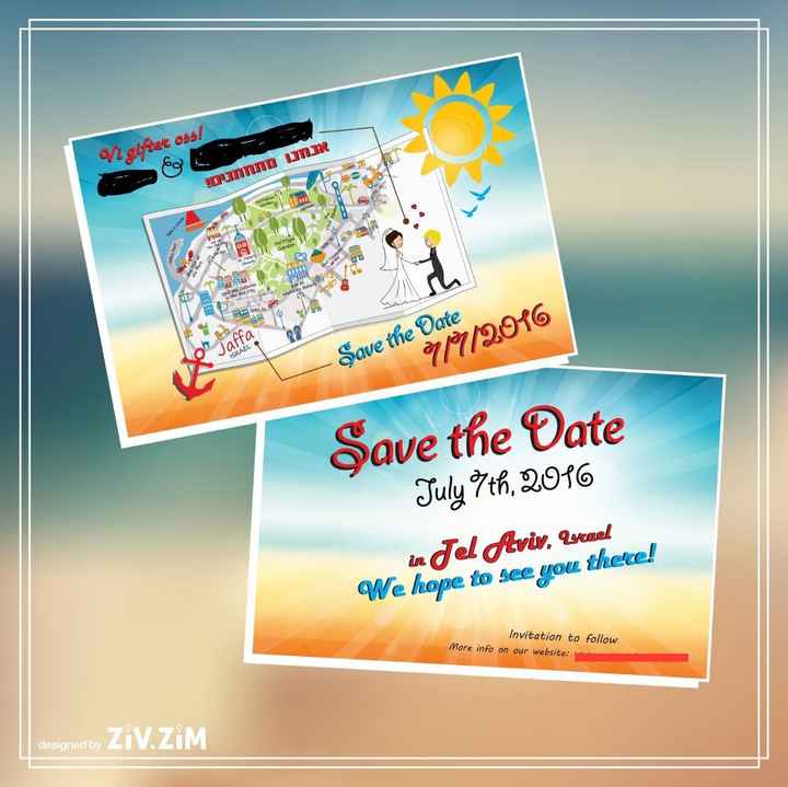 Our (illustrated) save the date!
