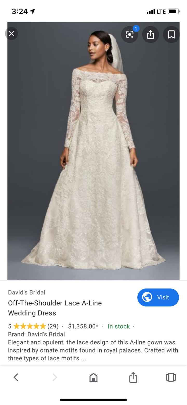 Need help finding A-line dress with sleeves - 1