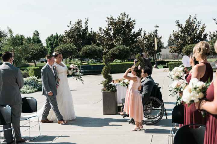 Has anyone walked down the aisle with their partner? - 3