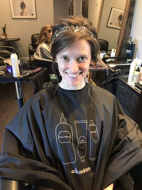 Hair and makeup trial feedback