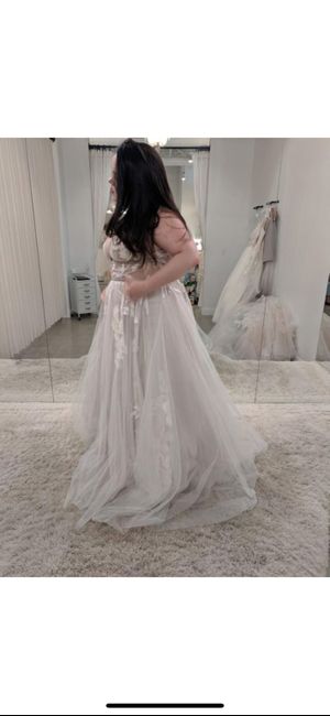 Help! In between wedding dress sizes, do i size up or down? 4