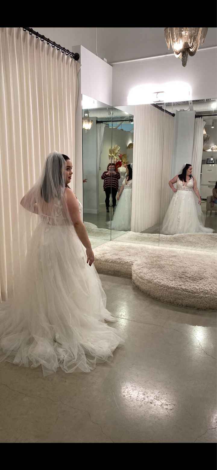 My dress is in! Going to try it on... - 2