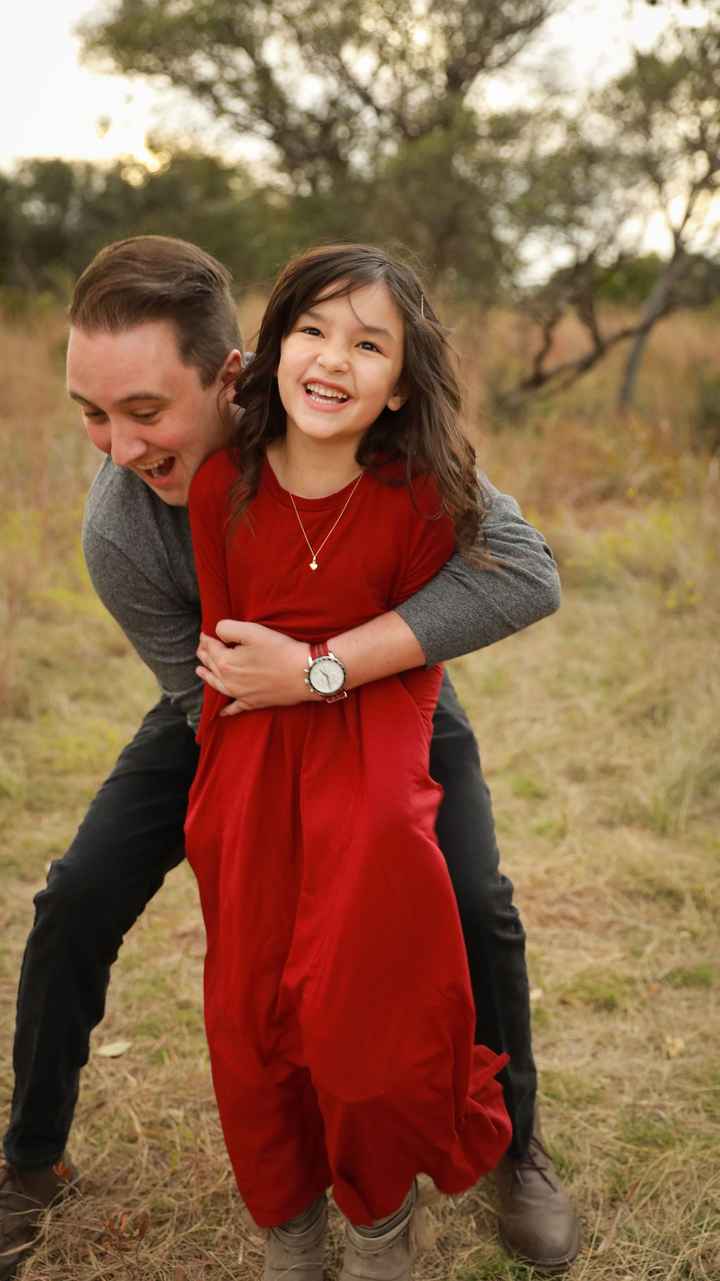 my daughter and FH, her future step dad. This one kills me I love it so much