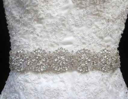 show me your wedding dress belts!