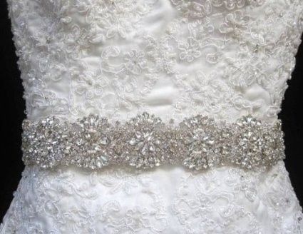 show me your wedding dress belts!