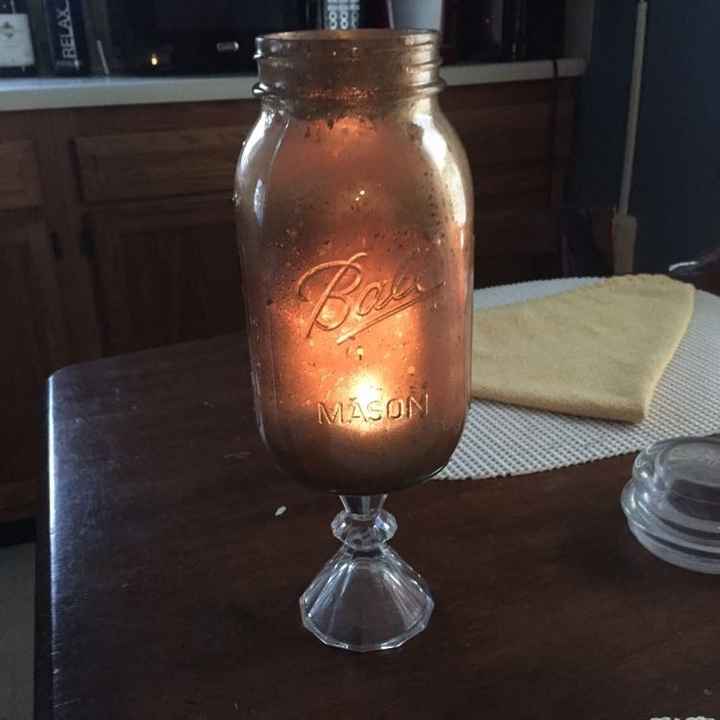 Mercury glass decorations