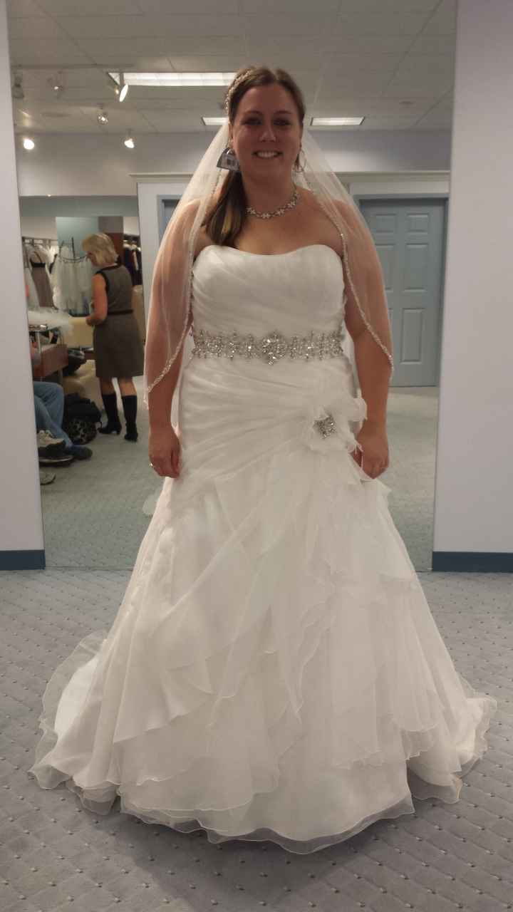 I've been waiting to post this.....I FINALLY SAID YES TO THE DRESS!