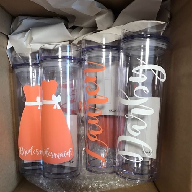 My bridesmaids gifts