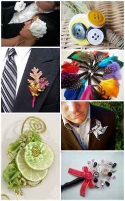 sunflower boutonnieres for the fall