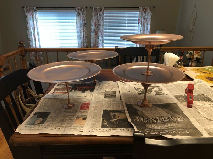 My $8 diy Cake Plate 4