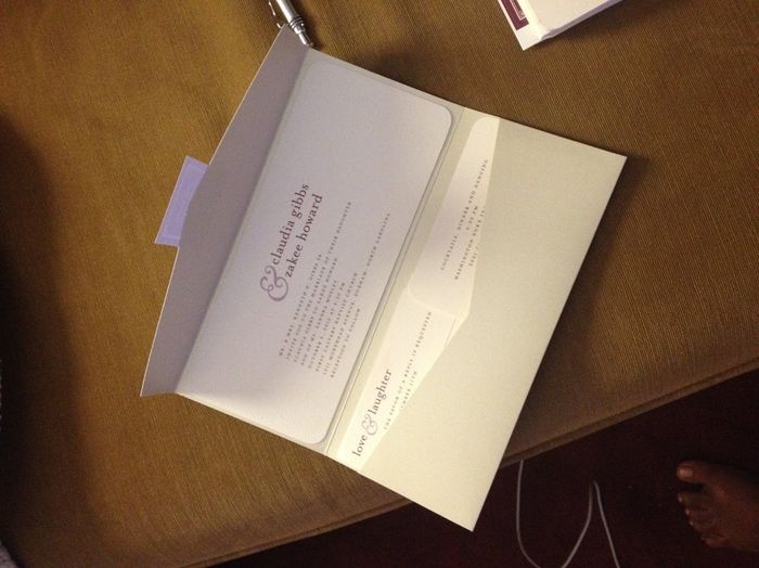 invitations are being assembled!