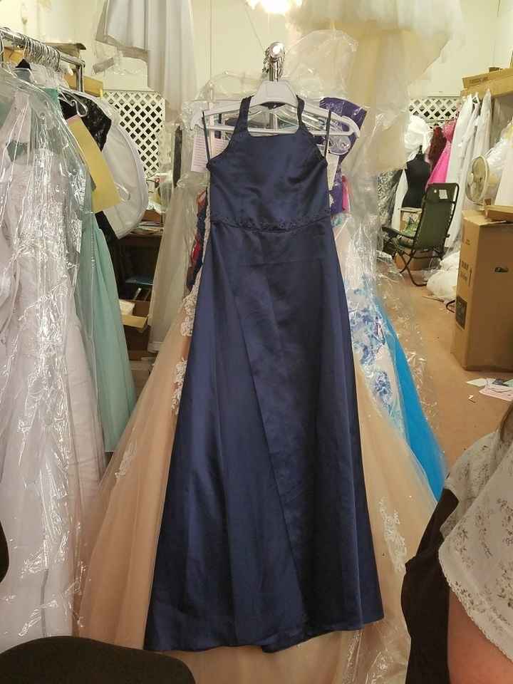 "Missy" of honor dress