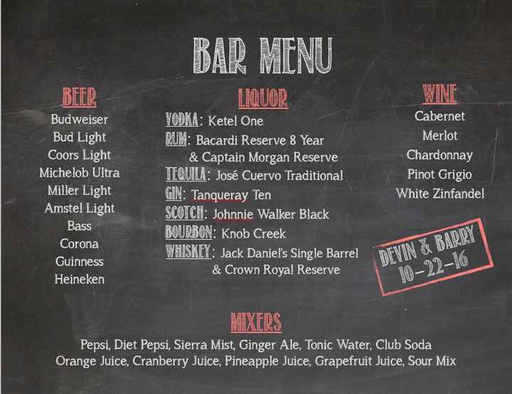 Wedding Signage and DIY