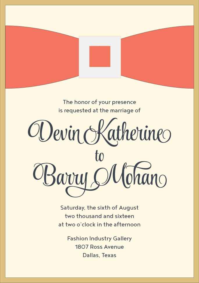 Help me proof read for my invitations!