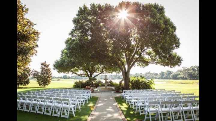 "Scenic" Backdrop at Ceremony Space