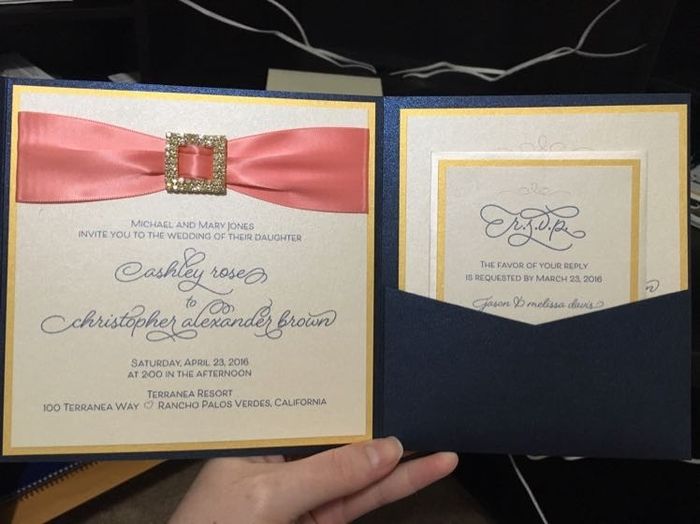 Let's see your wedding invites