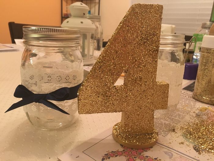Anyone incorporating glitter into their wedding decor?