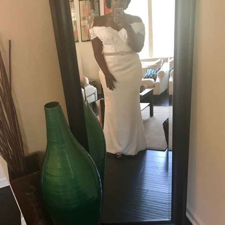 Picked up my dress today!