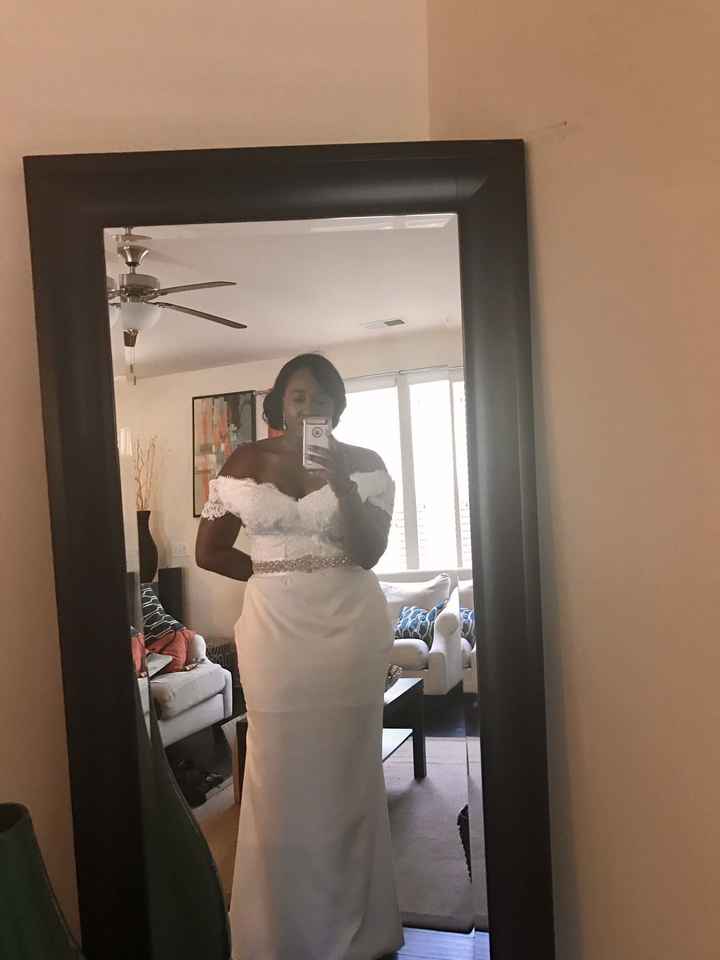 Picked up my dress today!