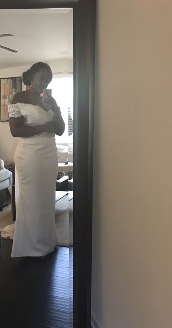 Picked up my dress today!