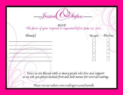 Show off your RSVP cards!