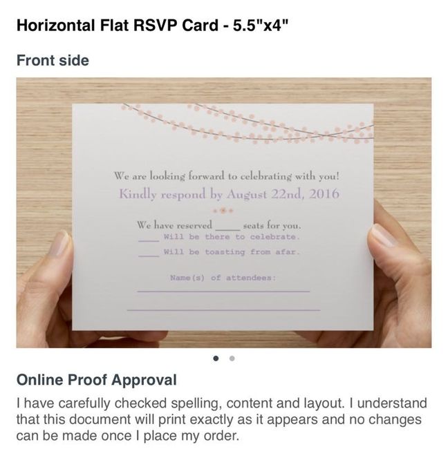 Numbering RSVP cards?
