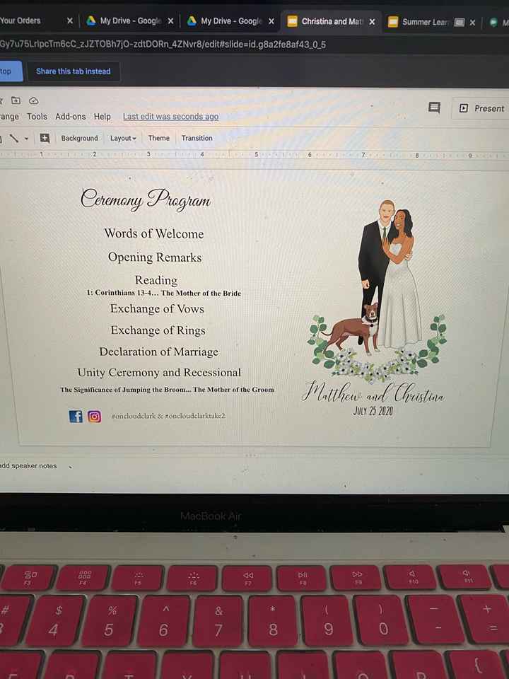 If you plan on having a virtual wedding ! Here are some things i did to make mines a hit! - 1