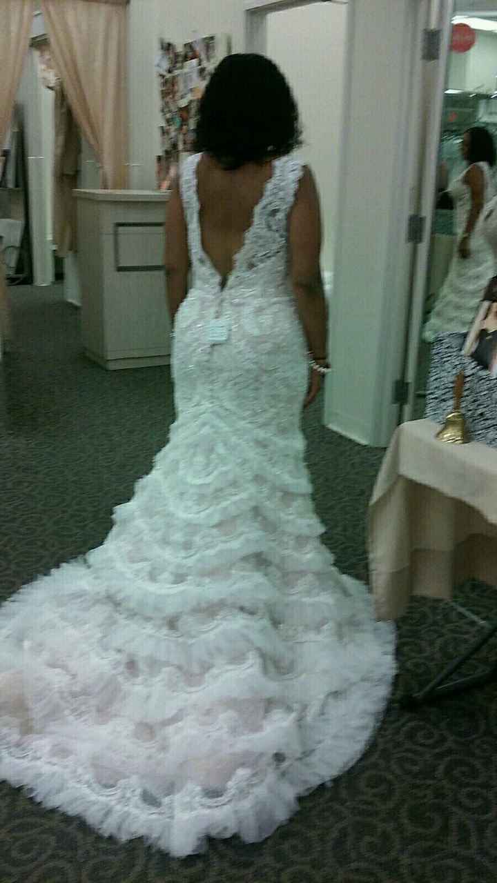 Picked up my dress!!