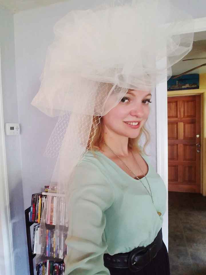 Received my amazing custom veil from Etsy!!
