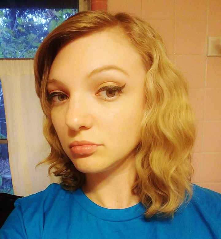 Wedding Hair Advice? Short-medium wavyish curlyish hair . . .