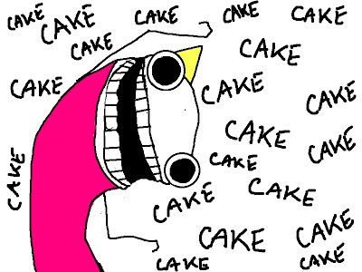 How much cake are you supposed to have?