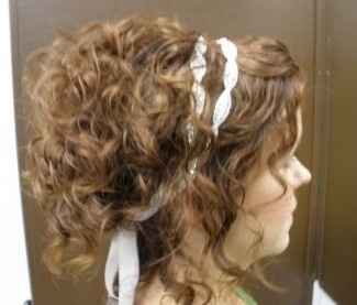 Curly hair brides