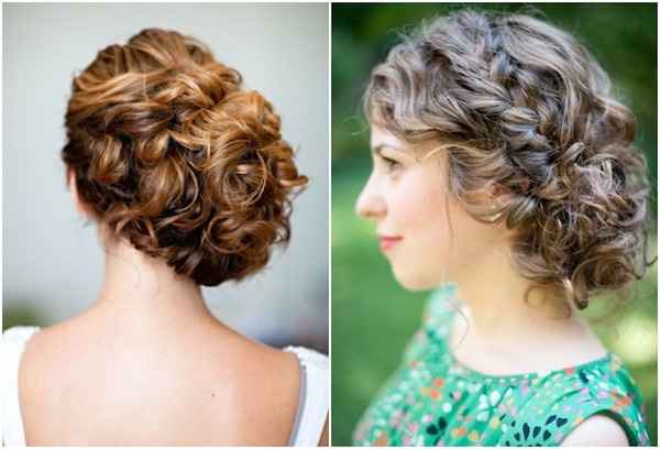 Curly hair brides