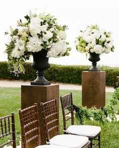 Ideas for decorating the ceremony space without an arch